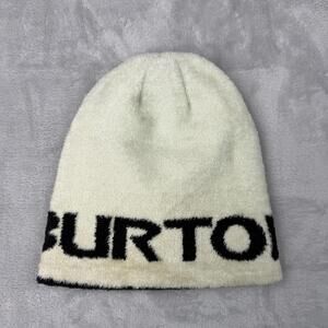 Burton Snowboard Beanie Reversible Sherpa Fleece Adult One Size Y2K Ski Winter